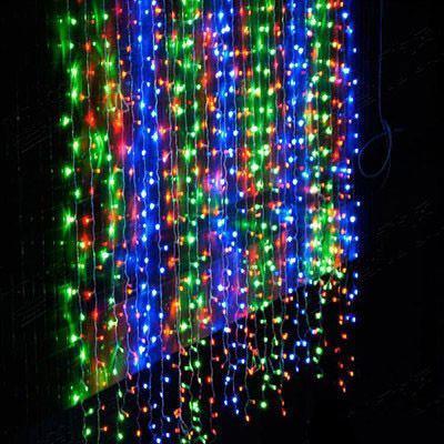 

Гирлянда Xmas (Водопад 3M*2M) 360LED M-3 Мультицветная 12PCS