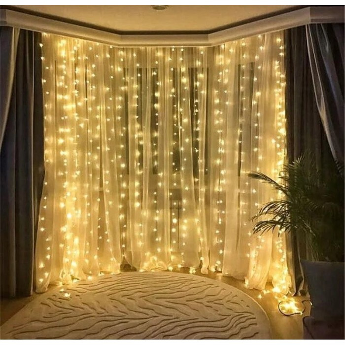 

Гирлянда Xmas LED (Водопад 3M*2M) 320-WW Теплый белый