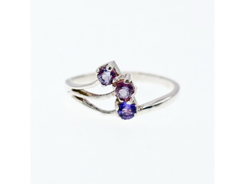 

Серебряное кольцо с аметистом Желание Натуральный Sky Jewelry 003603