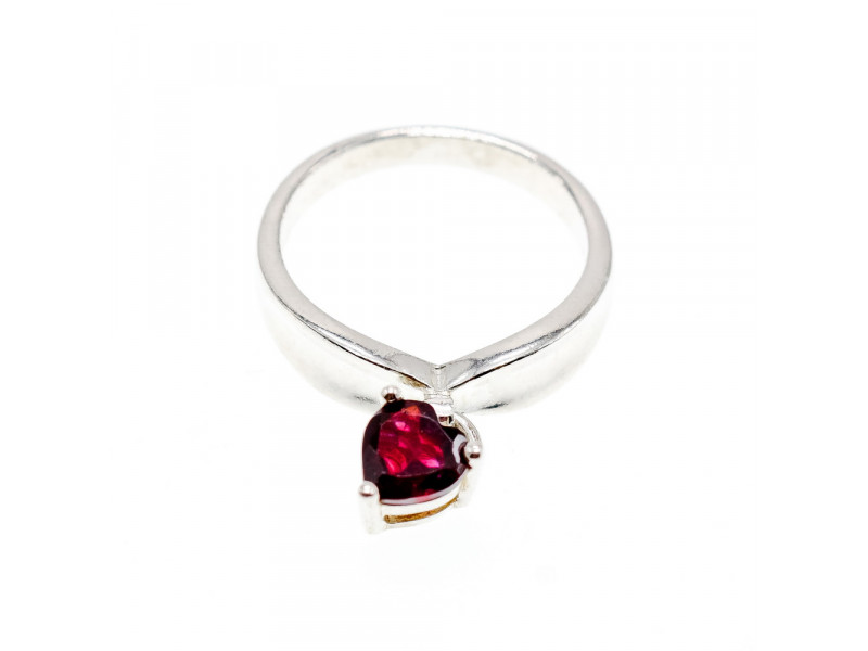 

Серебряное кольцо с альмандином Сердце Натуральный Sky Jewelry 003605