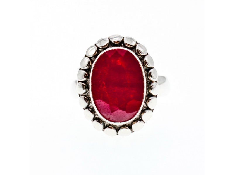 

Винтажное серебряное кольцо с рубином Натуральный Sky Jewelry 003602