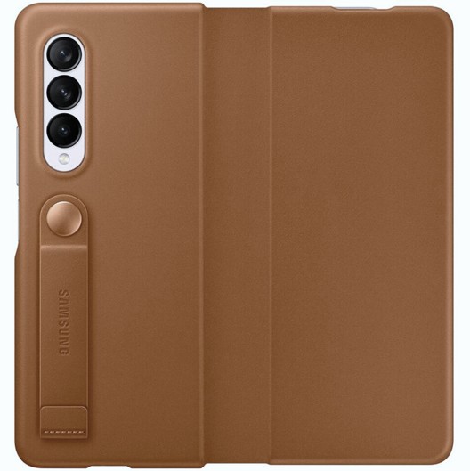 

Кожаный чехол книжка Leather Flip Cover Samsung Galaxy Z Fold 3 5G EF-FF926 Camel