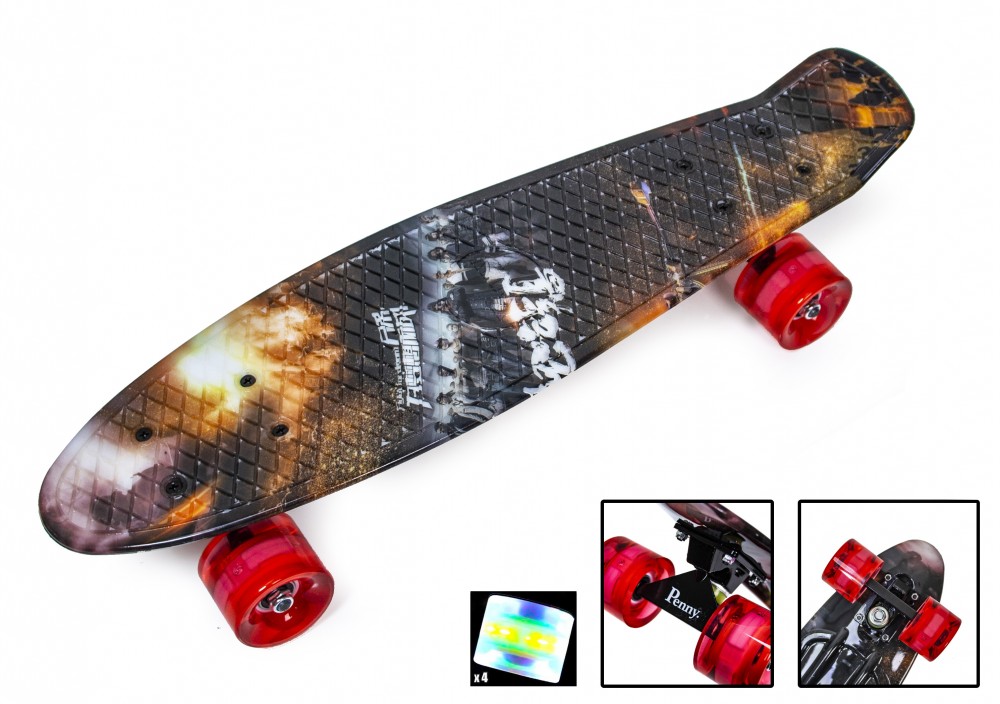 

Penny Board "Битва" Светящиеся колеса