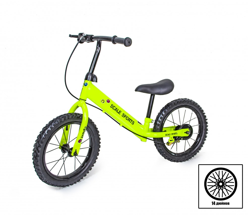 

Велобег Scale Sports 14" Салатовый Цвет