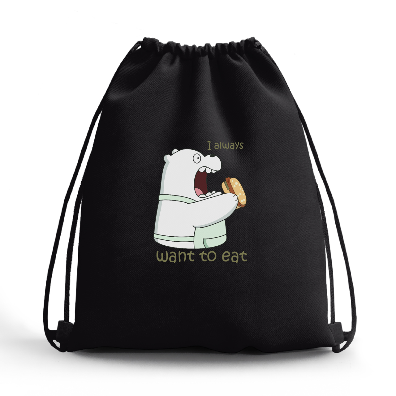 

Сумка для обуви Вся правда о медведях (We Bare Bears) (10428-2908-1) Бежевая