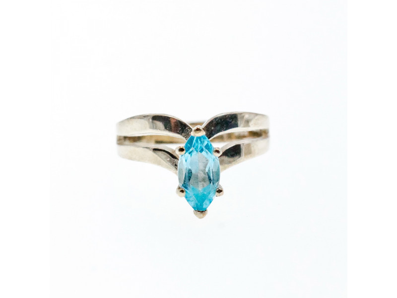 

Кольцо из серебра с камнем турмалин параиба Натуральный Sky Jewelry 002545