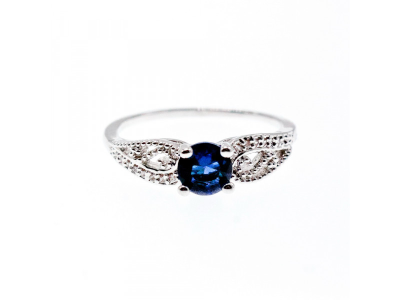 

Серебряное кольцо 925 пробы с фианитами Королева Sky Jewelry 002492