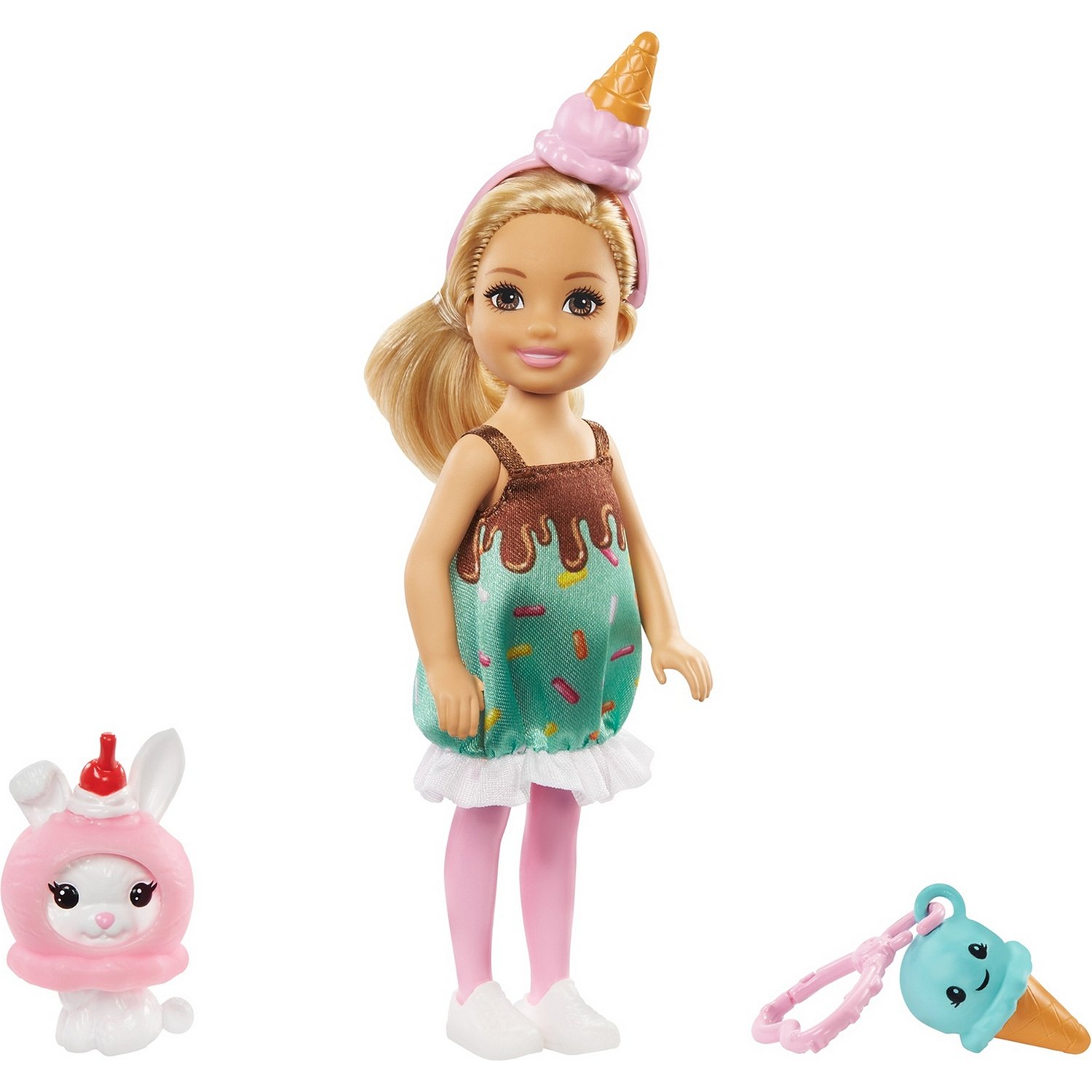 

Кукла Barbie Барби Челси Сказочный наряд Мороженое Club Chelsea GHV72