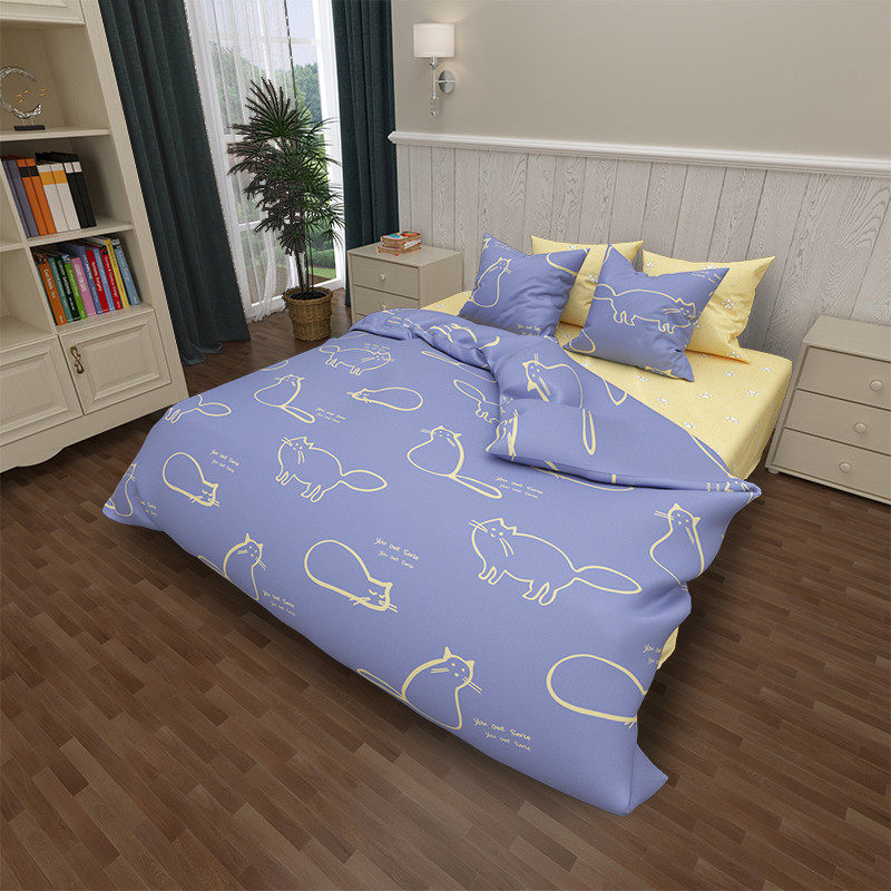 

Комплект постельного белья Krispol двуспальный GOLD LUX 180*220(420.157757.2)