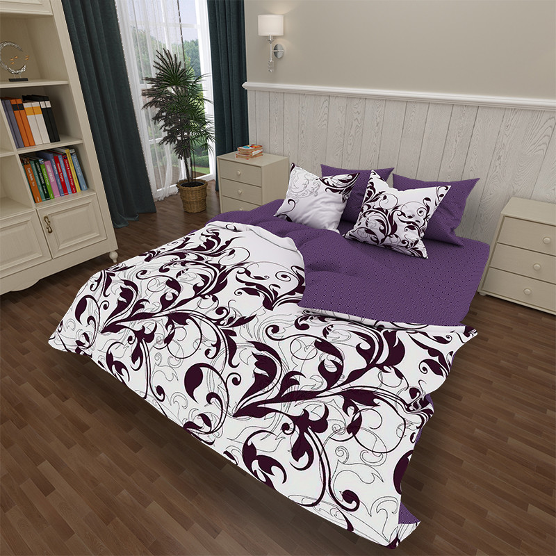 

Комплект постельного белья Krispol двуспальный ЕВРО GOLD LUX 200*220 (422.156822)