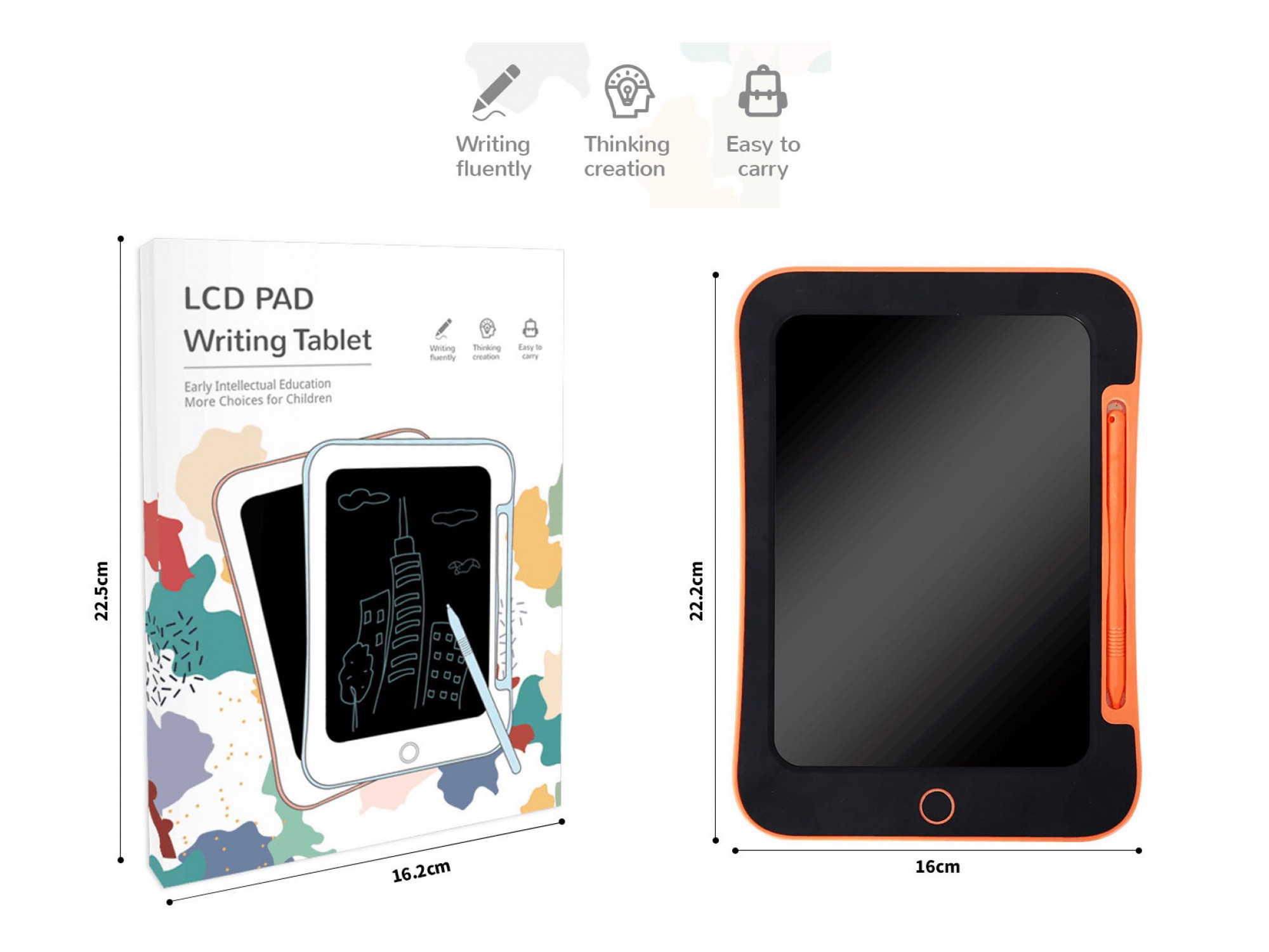 

Доска для писания LCD DRAWING BOARD G303, G301-3 размер 22 см (6910010113031)