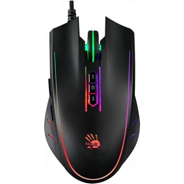 

Мышь A4Tech Bloody P81s RGB Curve Black USB