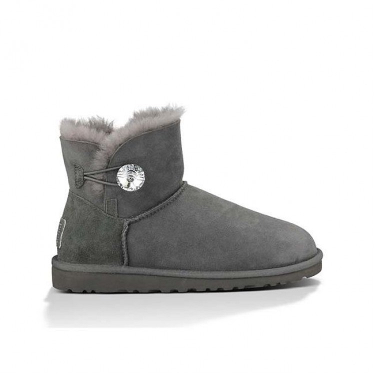 

Угги Mini Bailey Button Bling Grey 1003889 Серый 40