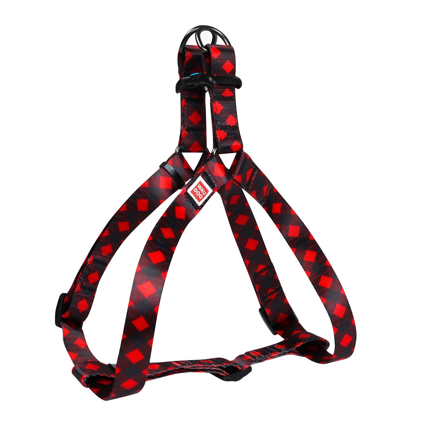 

Шлея для собак с рисунком Шотландка красная Nylon WAUDOG ш. 20 мм, дл. 50-80 см WAUDOG BGL-WD-2169
