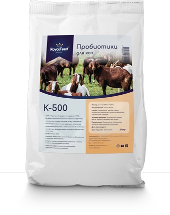 

Пробиотики для коз Biolatic K-500 RoyalFeed (0,5 кг)