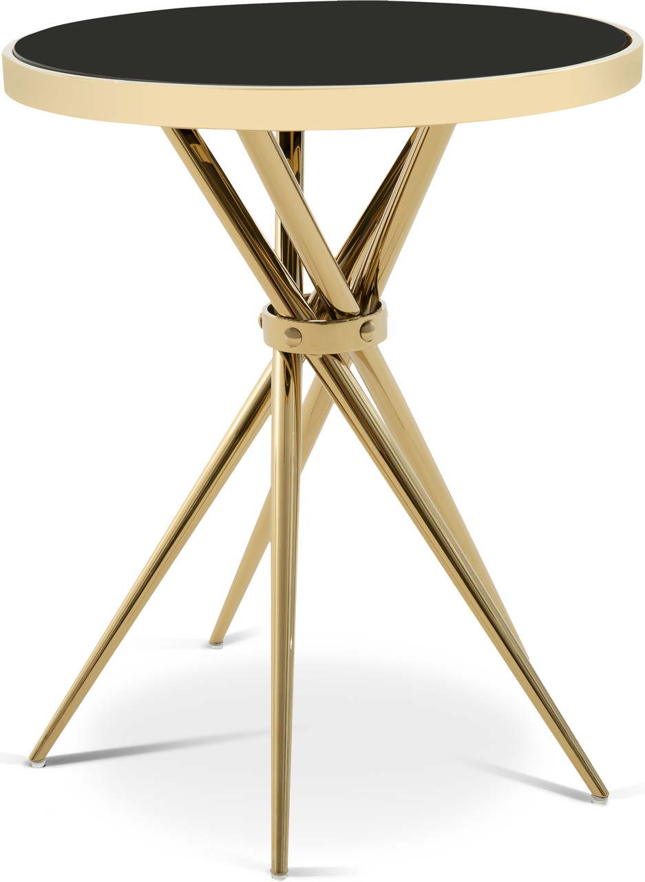 

Стол кофейный золотистый Tina Champagne gold Carveli