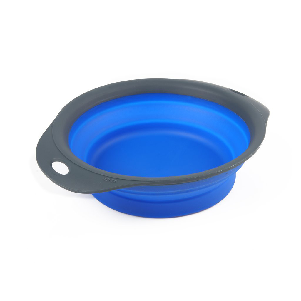 

Дорожная складная миска 1440 мл Collapsible Pet Bowl синяя Dexas BGL-DX-46
