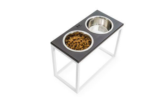 

Миски на подставке Dinner Brown wood + White XL20 (52x26x20cm высота/ Миски 1,8л / Диаметр 20 см) Harley & Cho BGL-HL-740