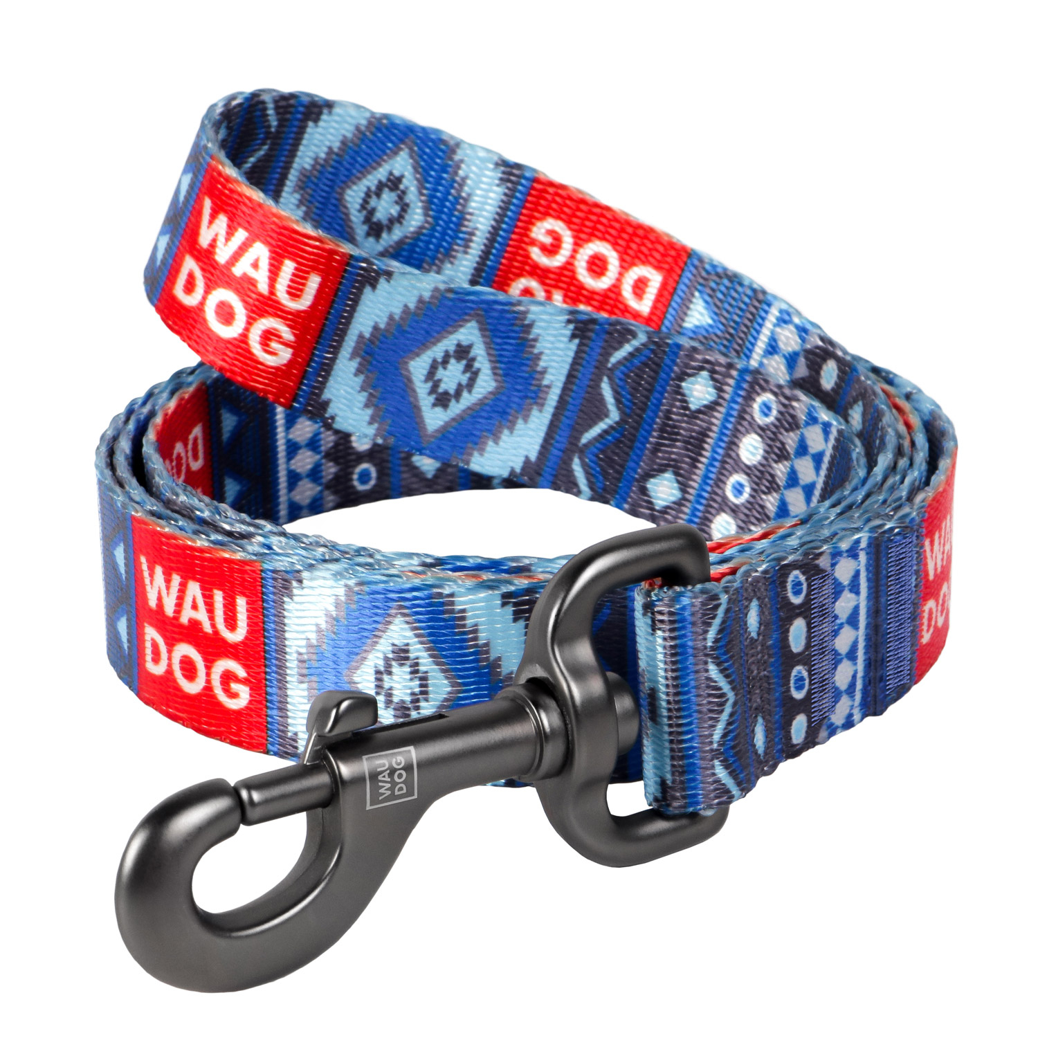 

Поводок для собак с рисунком Этно синий Nylon WAUDOG ш. 20 мм, дл. 122 см WAUDOG BGL-WD-2186
