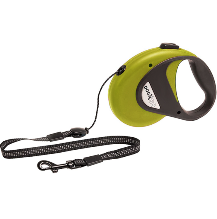 

Поводок рулетка для собак DogxToGo Cord зеленая для собак до 20 кг длина 8 м Flamingo BGL-KF-689