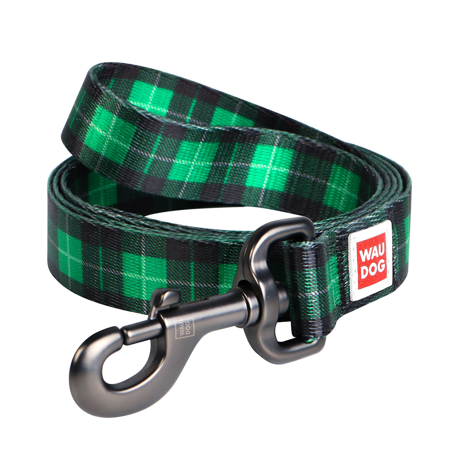 

Поводок для собак с рисунком Шотландка зеленая Nylon WAUDOG ш. 25 мм, дл. 122 см WAUDOG BGL-WD-2157