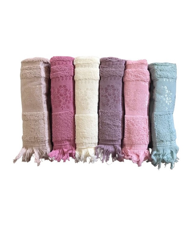 

Набор махровых полотенец Gulcan Cotton Daisy 50*90 (6 шт.) ts-02685