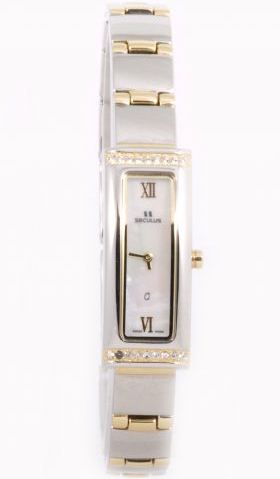 

Женские наручные часы Seculus 1656.2.732 wht mop, 2 tones w/stones