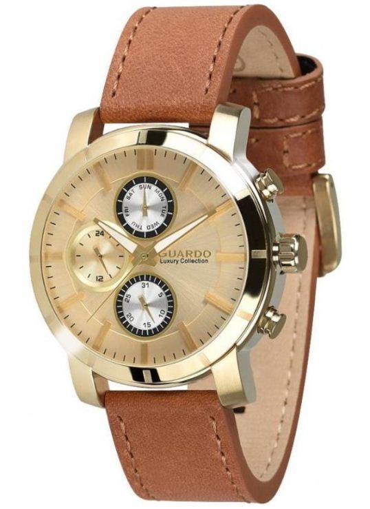 

Мужские наручные часы Guardo S01677 GGBr