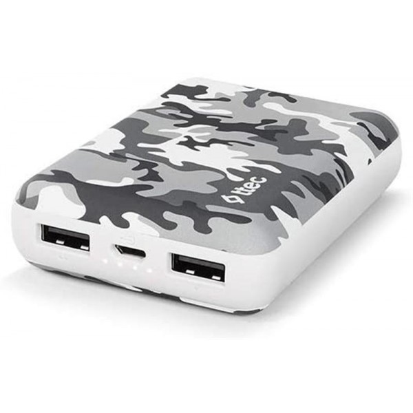 

Универсальная мобильная батарея Ttec 10000mAh ReCharger White Camouflage