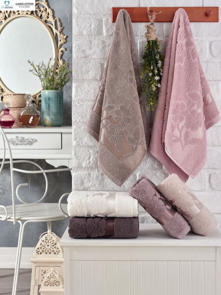 

Набор полотенец для лица Philippus 2 Dolphins Classic Cotton 50*90 см махровые банные 6 шт арт.2506_e713_erin