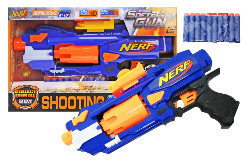 

Пистолет NERF синий MiC JBY-004