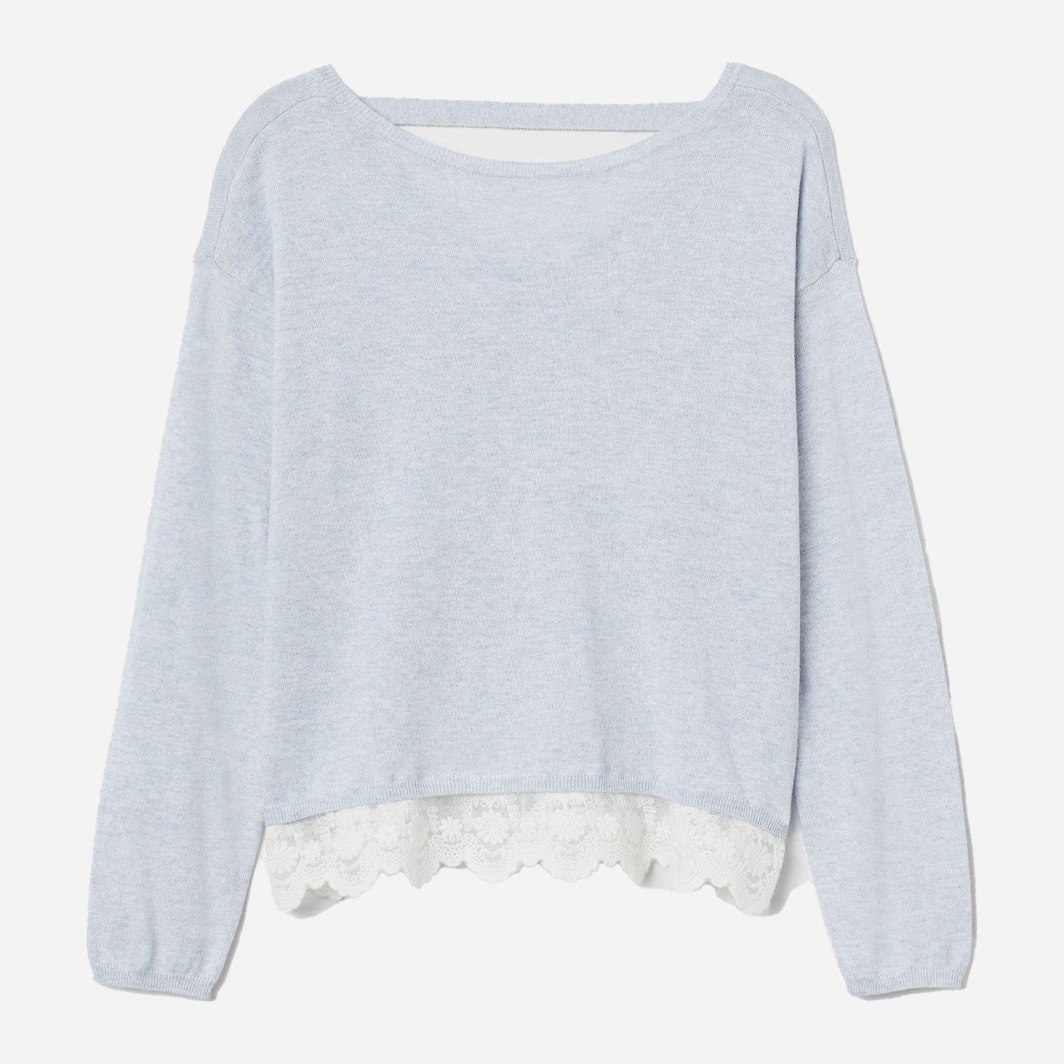 

Джемпер H&M 912-676117 146-152 см Голубой/Меланж