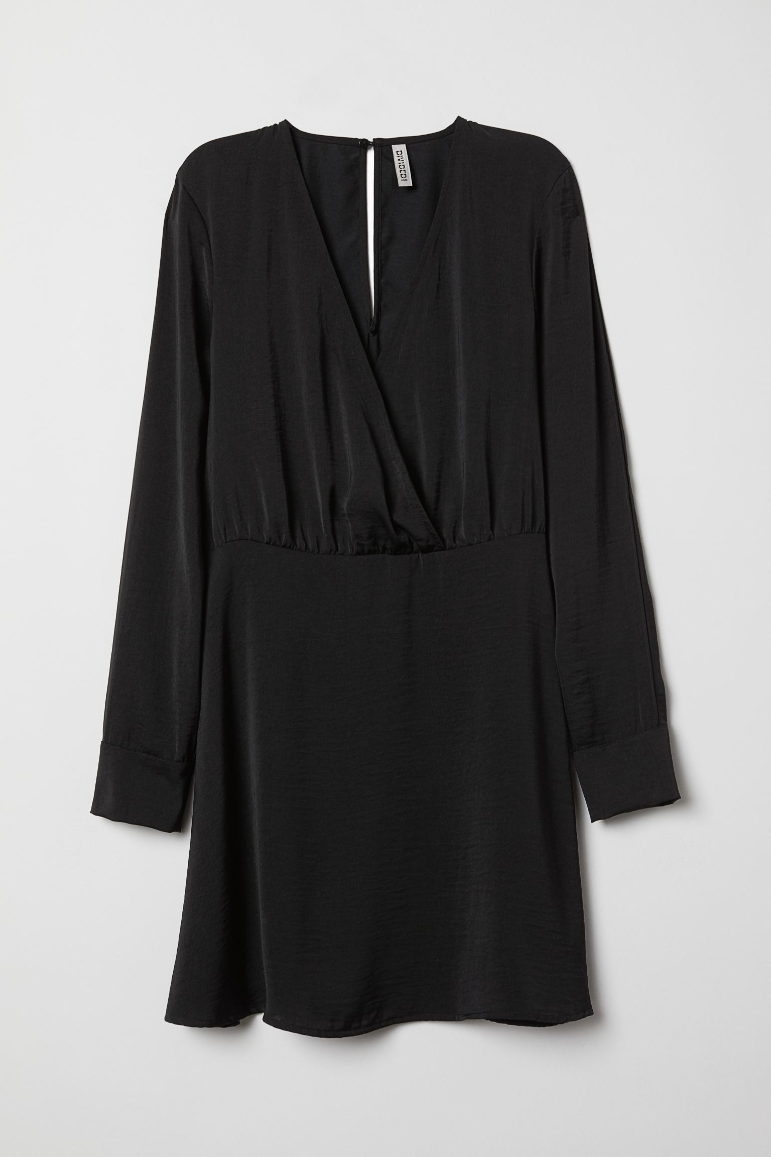 

Платье H&M  черный 28076395110, Платье H&M 44 черный 28076395110