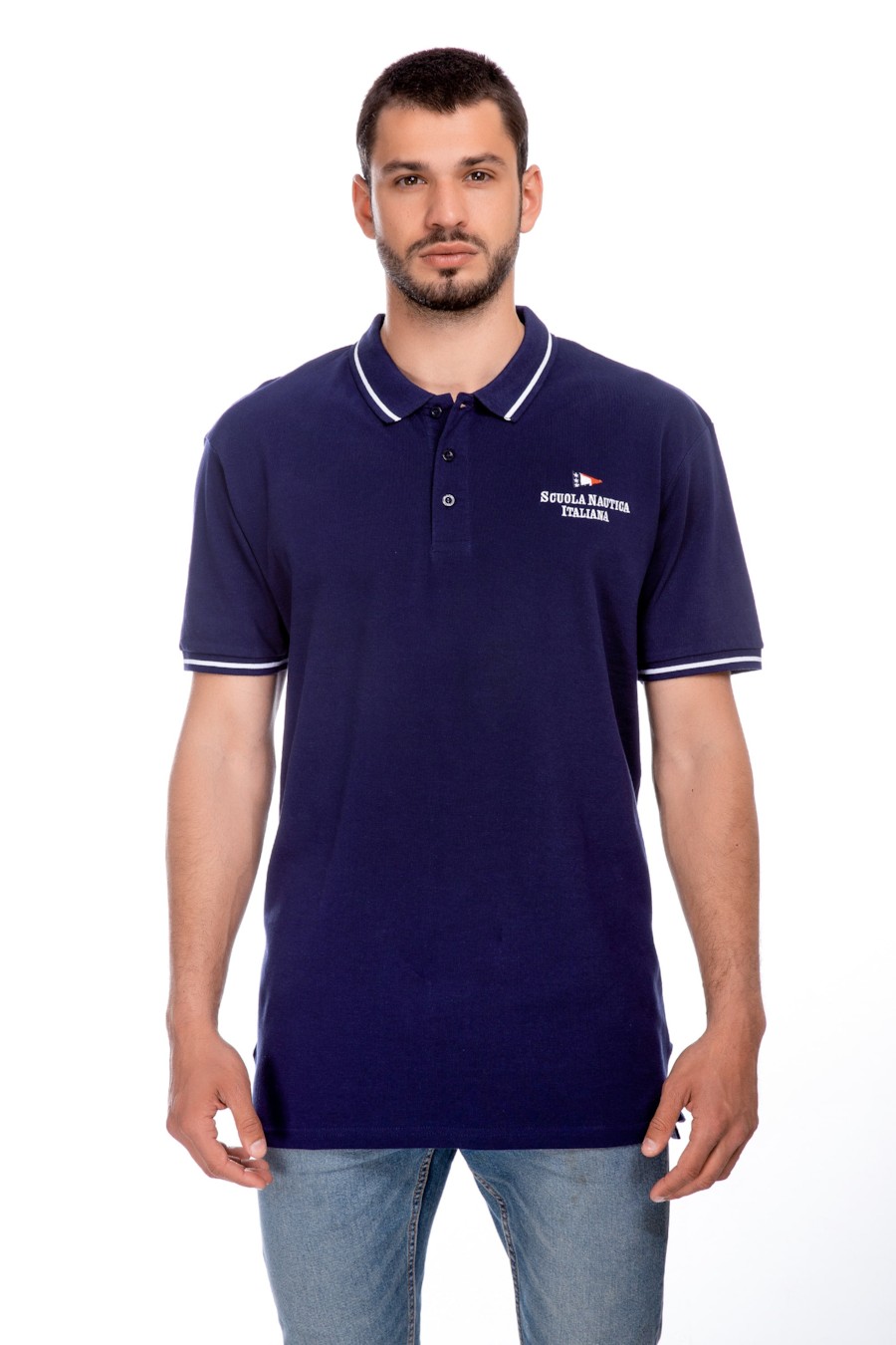 

Поло Scuola nautica italiana (3XL) Синий (Blu, Поло Scuola nautica italiana 56(3XL) Синий (Blu)