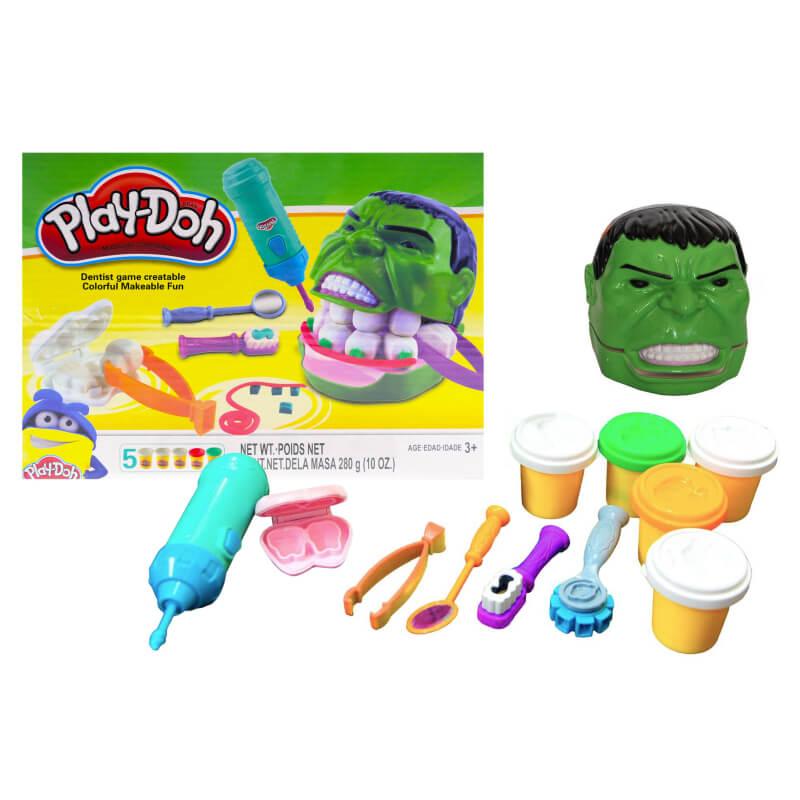 

Набор Тесто пластилин Play-Doh Дантист (стоматолог, зубастик) Hulk (PD8652)