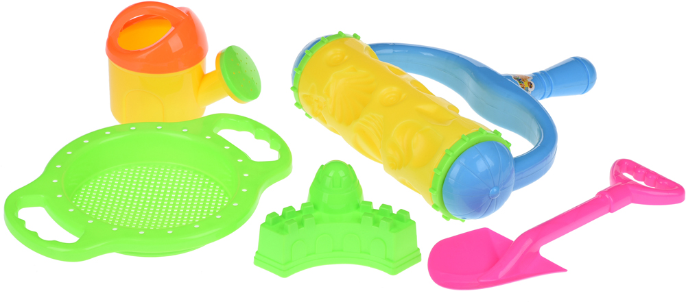 

Набор для игры с песком Same Toy с Валиком желтым 5 предметов (HY-1905WUt)
