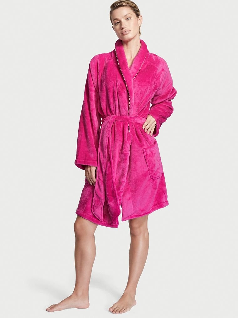 

Короткий Плюшевый Халат Victoria' Secret / Розовый (1312, Короткий Плюшевый Халат Victoria's Secret XS/S Розовый (1312)