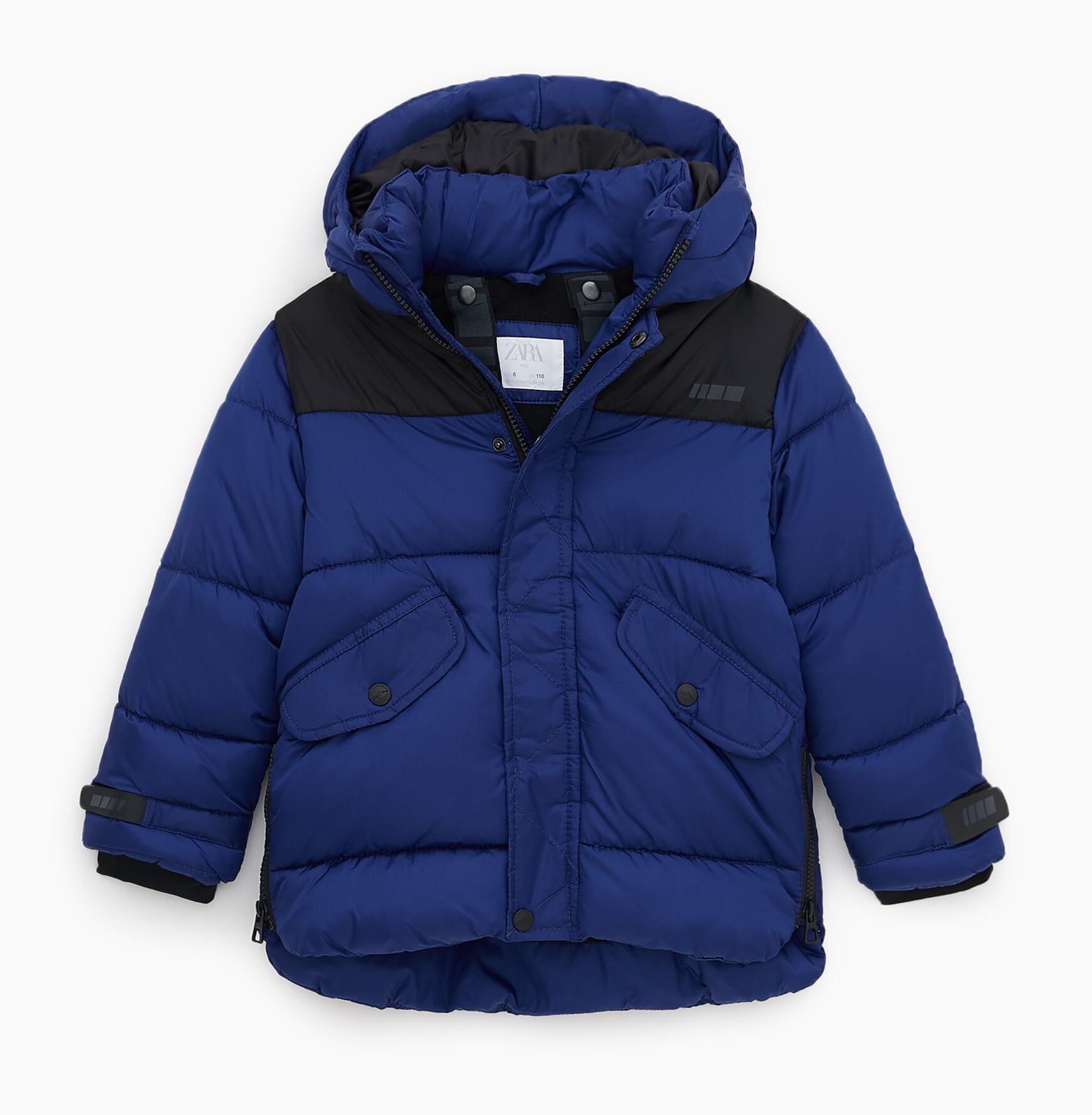 

Куртка для мальчика зима Zara 140 размер синяя 5992772