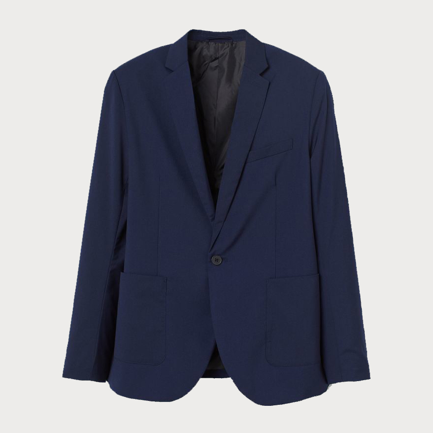 

Пиджак H&M 60785100  Синий, Пиджак H&M 60785100 46 Синий