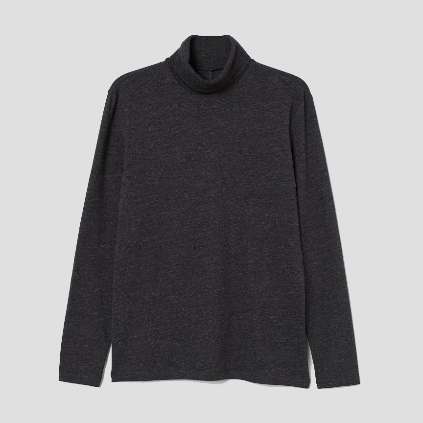 

Водолазка H&M 60680441  Темно-серая, Водолазка H&M 60680441 S Темно-серая