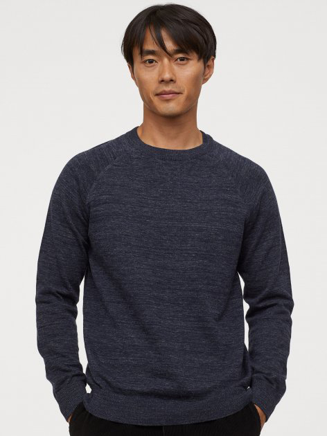 

Джемпер H&M 60755574  Темно-синий, Джемпер H&M 60755574 S Темно-синий