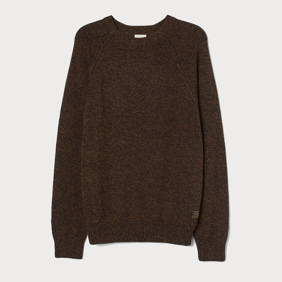 

Джемпер H&M 60765367  Горчично-черный, Джемпер H&M 60765367 S Горчично-черный