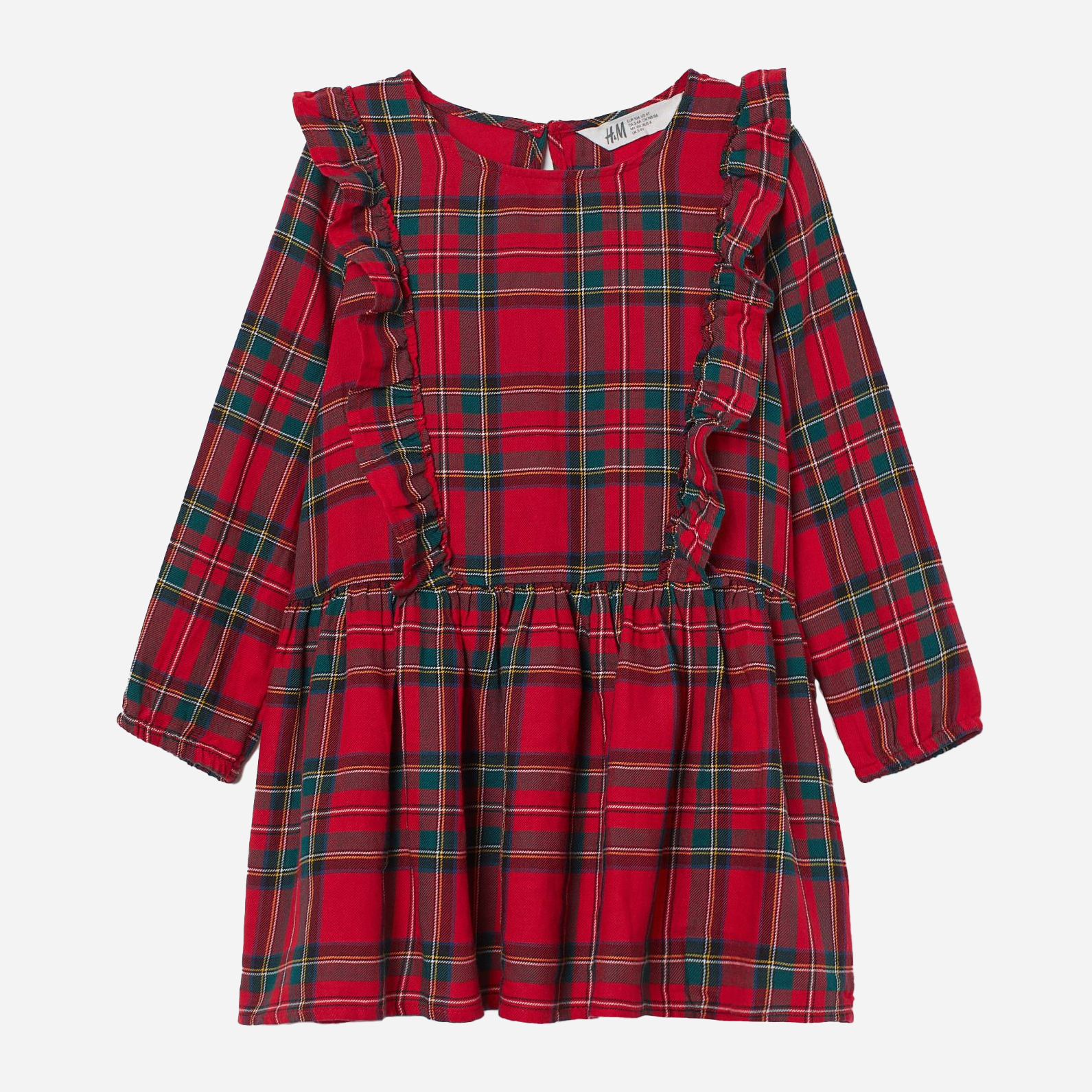 

Платье H&M 060886628 128 см Красный/Клетка