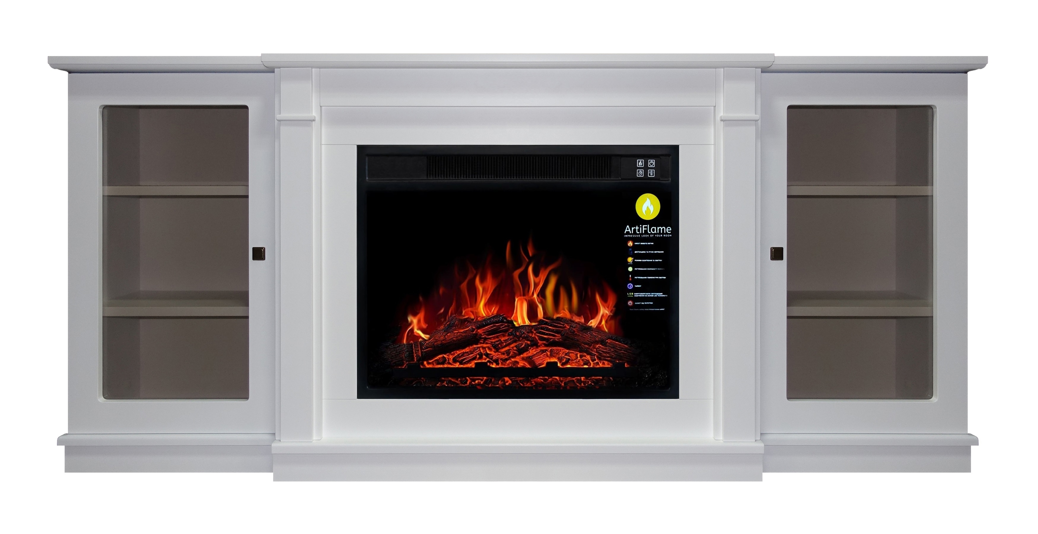 

Электрокамин с порталом ArtiFlame VERMONT AF23S БЕЛЫЙ БЬЯНКО (со звуком)