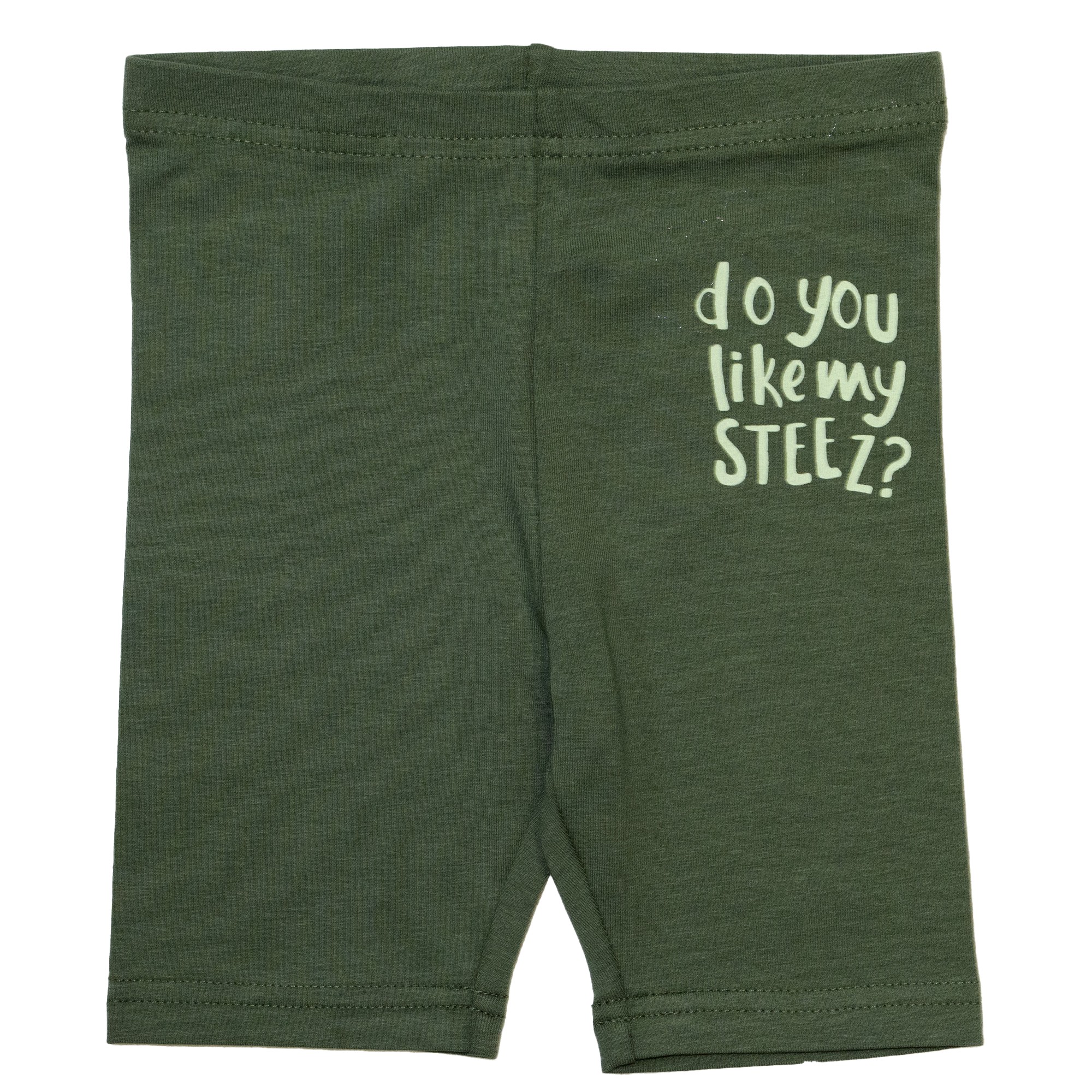 

Шорты для девочки ( 1 шт ) George цвета хаки с надписью, трикотажные на лето 6-7 лет (116-122 см) 2029