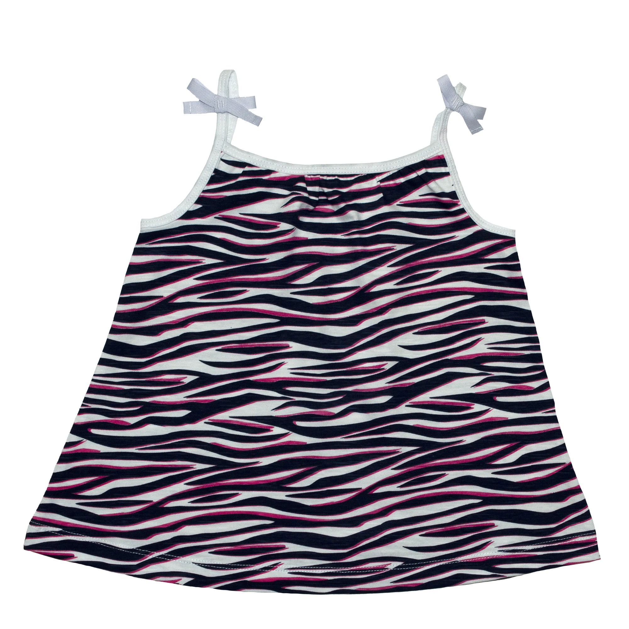 

Майка для девочки ( 1 шт ) George белого цвета с животным принтом на тонких бретелях 1.5-2 года (86-92см) 2088