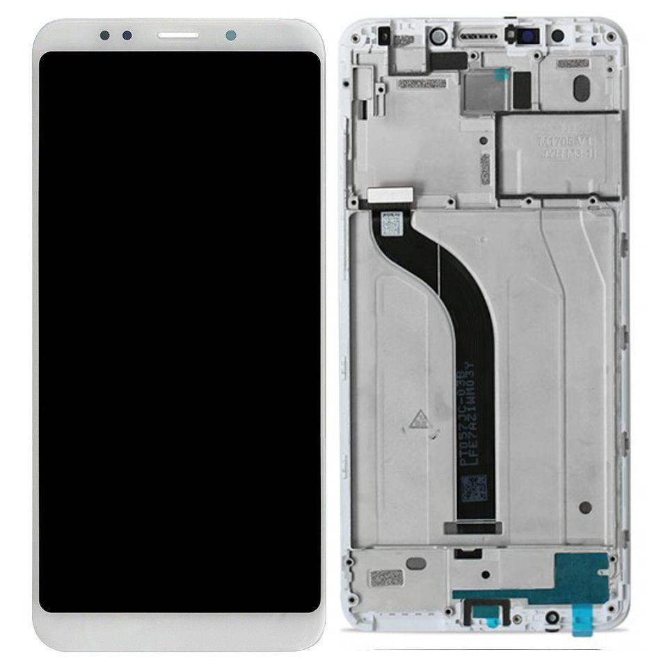 

Дисплей для Xiaomi Redmi 5 с сенсором и рамкой, белый High copy