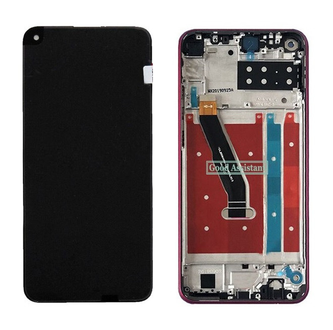 

Дисплей для Huawei P40 Lite E с сенсором и рамкой черного цвета High copy