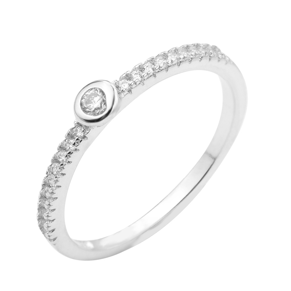 

Серебряное кольцо с фианитами 000130692 17 размера