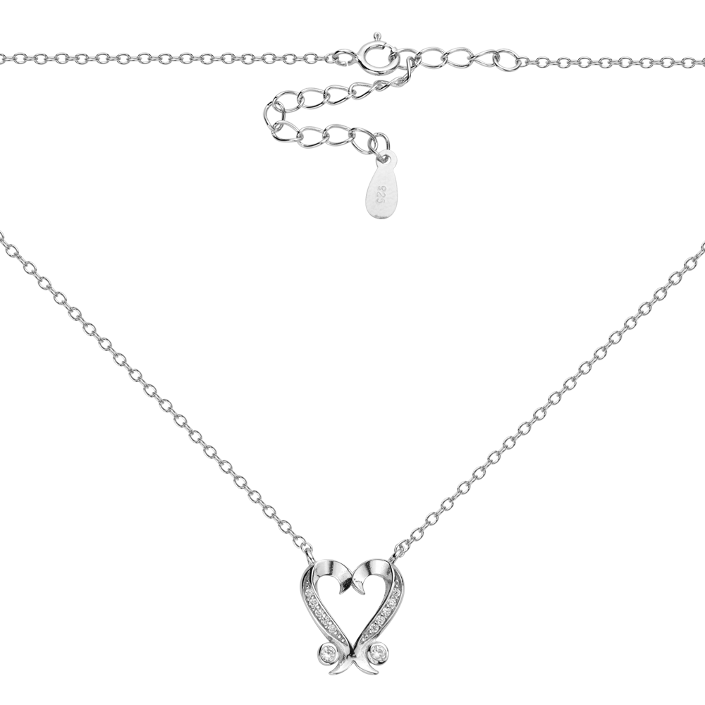 

Серебряное колье с фианитами якорного плетения 000130684 40 размера